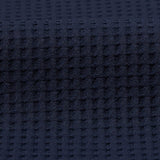 Waffle Knit Oversize Fit Mock Neck Tee