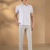 Mercerized Cotton Pique Comfort Fit Polo Tee