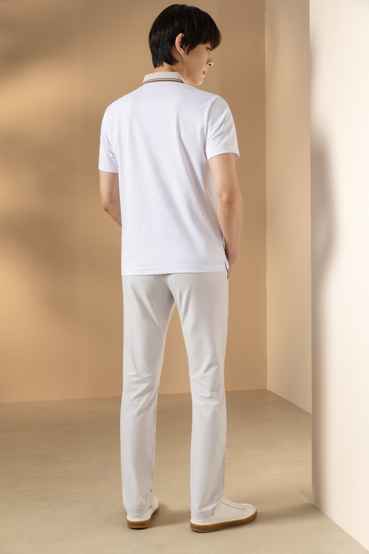 Mercerized Cotton Pique Comfort Fit Polo Tee