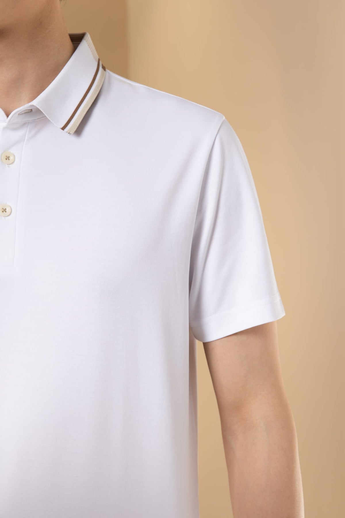 Mercerized Cotton Pique Comfort Fit Polo Tee