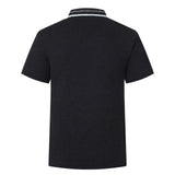 Mercerized Cotton Pique Comfort Fit Stand Collar Polo Tee