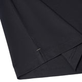 Mercerized Cotton Pique Comfort Fit Stand Collar Polo Tee