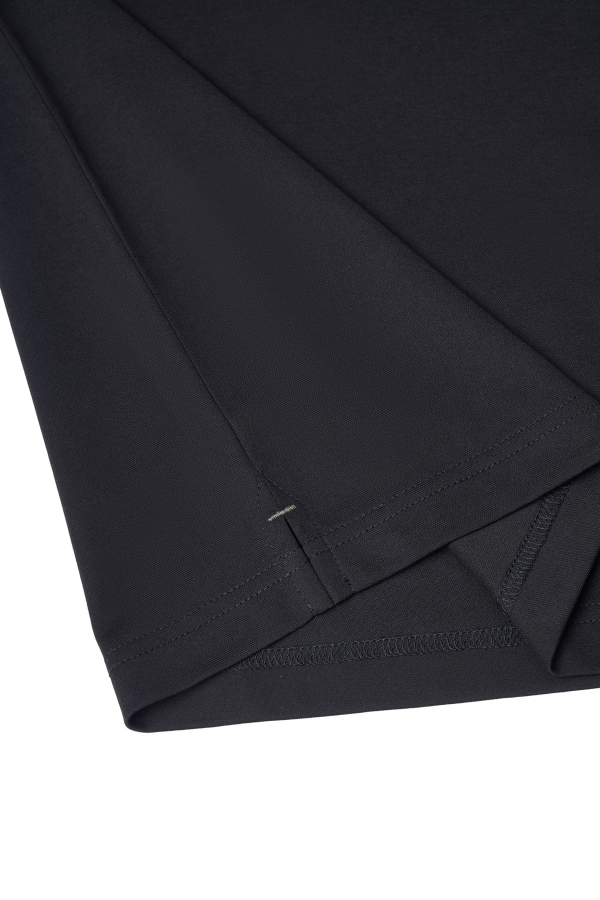 Mercerized Cotton Pique Comfort Fit Stand Collar Polo Tee