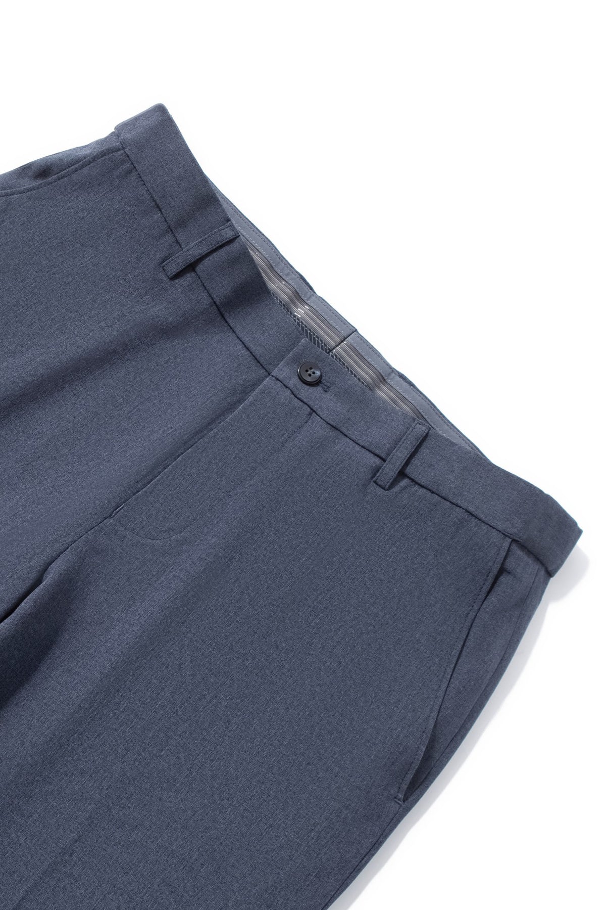 Three Proof Finish Plain Weave Slim Fit Suit Pants
