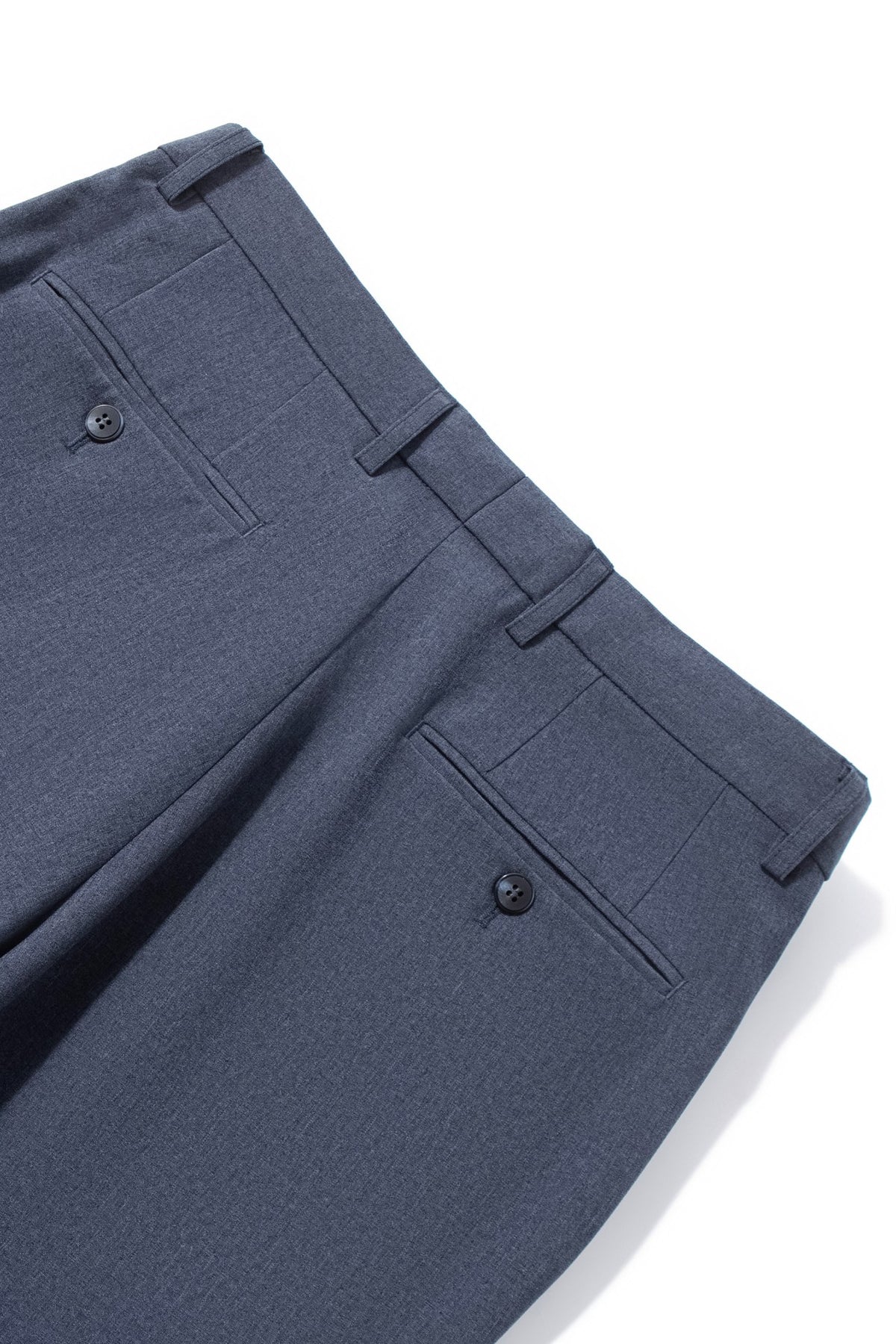Three Proof Finish Plain Weave Slim Fit Suit Pants