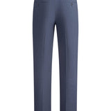 Three Proof Finish Plain Weave Smart Fit Suit Pants with Hidden Elastic Waistband