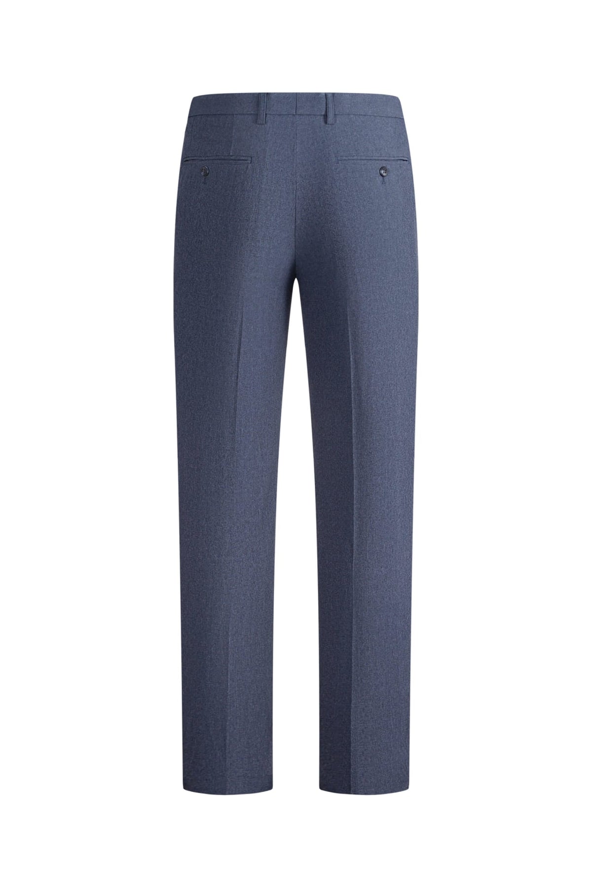 Three Proof Finish Plain Weave Smart Fit Suit Pants with Hidden Elastic Waistband