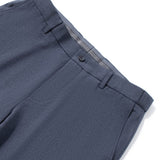 Three Proof Finish Plain Weave Smart Fit Suit Pants with Hidden Elastic Waistband