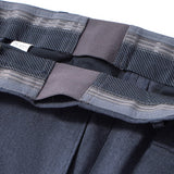Three Proof Finish Plain Weave Smart Fit Suit Pants with Hidden Elastic Waistband