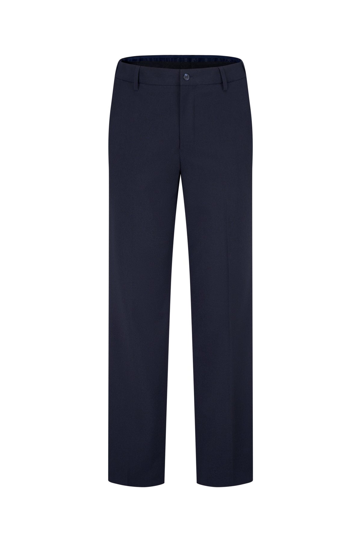 Three Proof Finish Plain Weave Smart Fit Suit Pants with Hidden Elastic Waistband