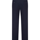 Three Proof Finish Plain Weave Smart Fit Suit Pants with Hidden Elastic Waistband