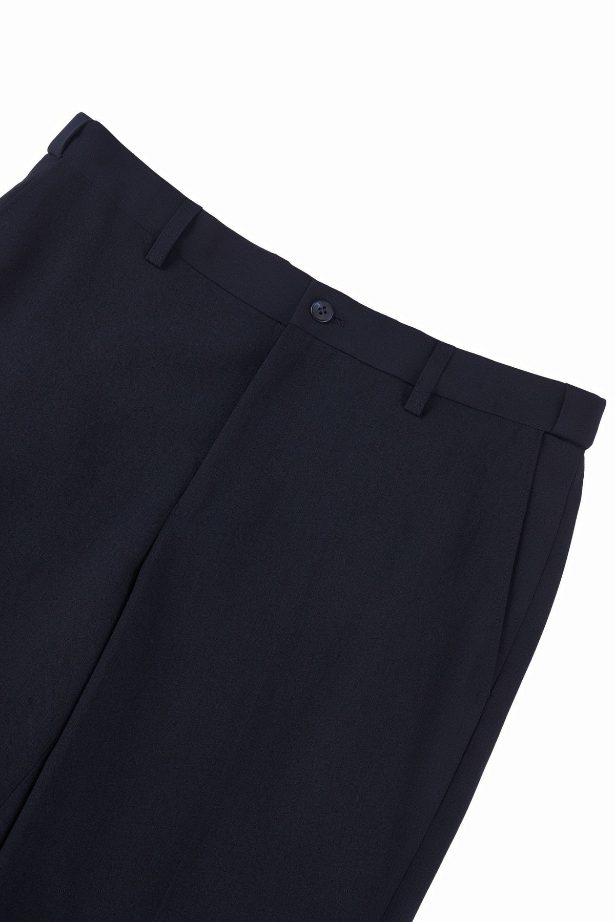 Three Proof Finish Plain Weave Smart Fit Suit Pants with Hidden Elastic Waistband