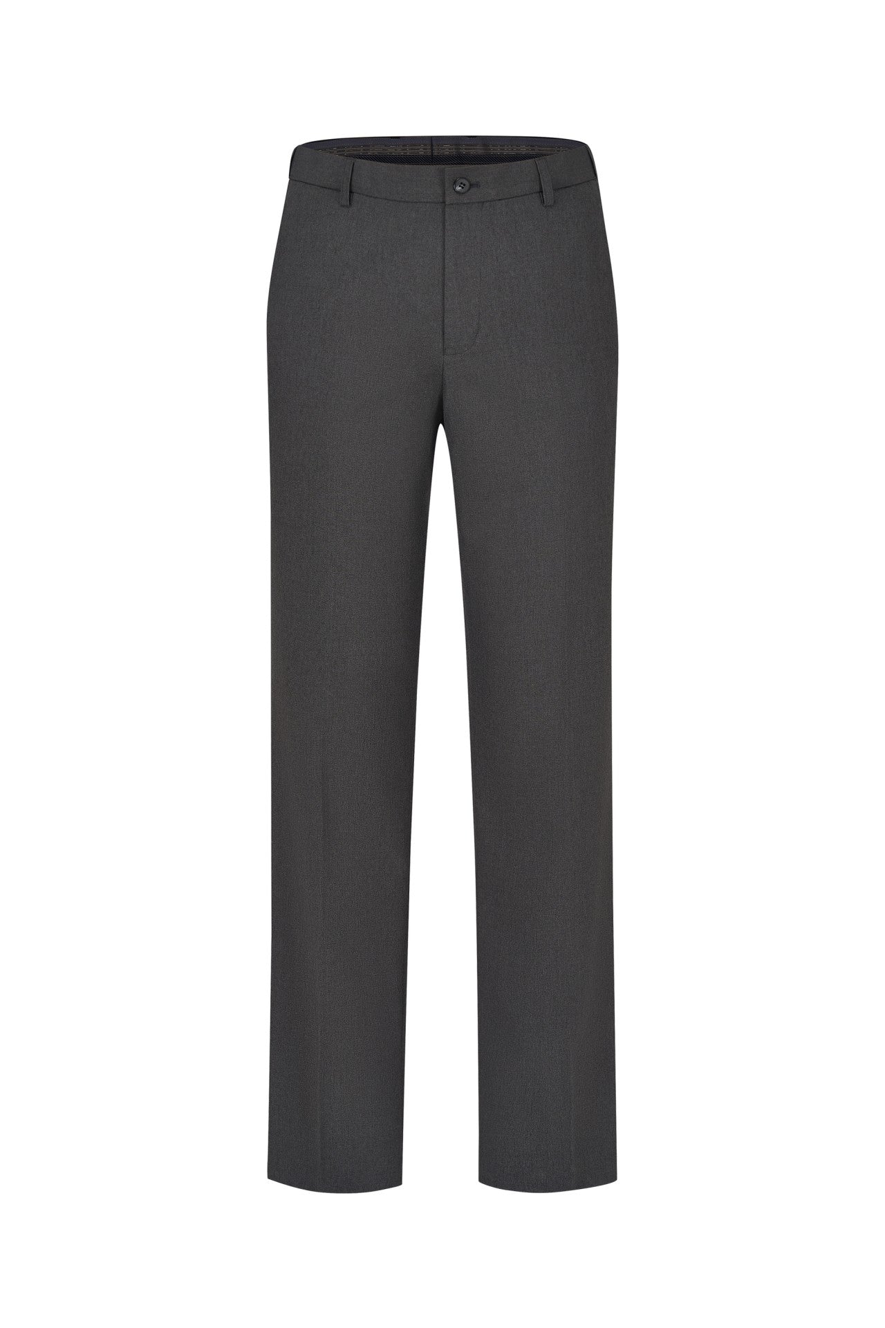 Three Proof Finish Plain Weave Smart Fit Suit Pants with Hidden Elastic Waistband