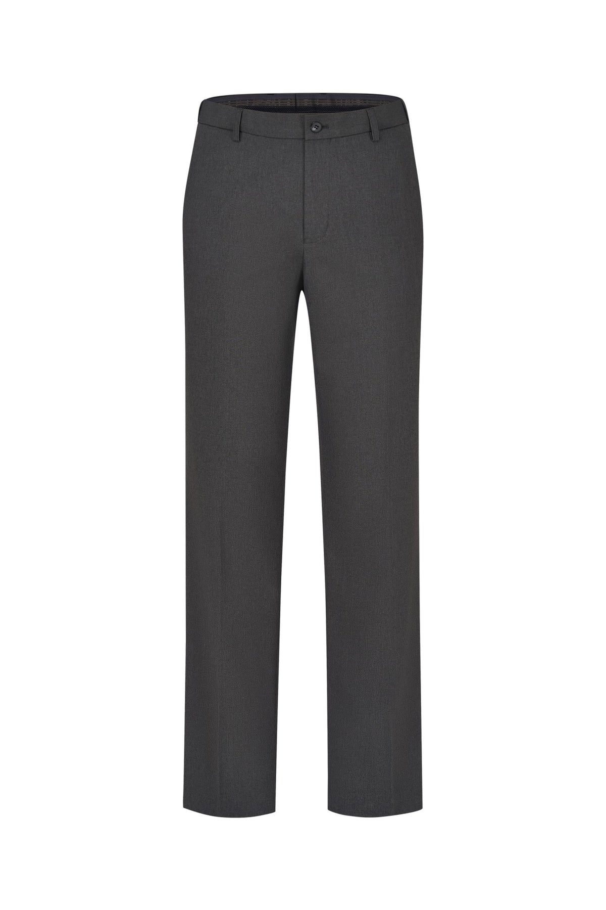 Three Proof Finish Plain Weave Smart Fit Suit Pants with Hidden Elastic Waistband
