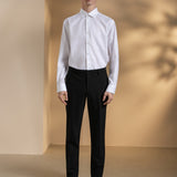 Multi-Way Stretch Anti-Bacterial Plain Weave Regular Fit Suit Pants