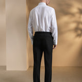 Multi-Way Stretch Anti-Bacterial Plain Weave Regular Fit Suit Pants