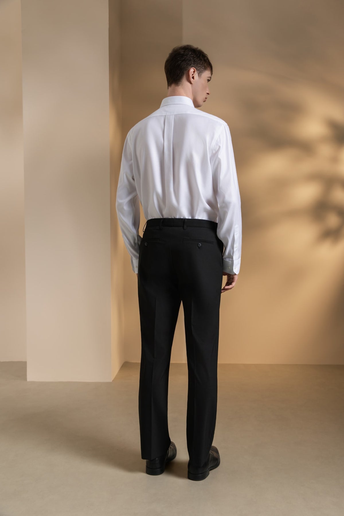 Multi-Way Stretch Anti-Bacterial Plain Weave Regular Fit Suit Pants