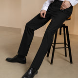 Multi-Way Stretch Anti-Bacterial Plain Weave Regular Fit Suit Pants