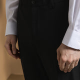 Multi-Way Stretch Anti-Bacterial Plain Weave Regular Fit Suit Pants
