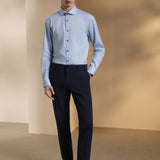 Seersucker Slim Fit Suit Pants