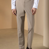 Anti-Bacterial Nylon Blend Twill Tailored Fit Suit Pants