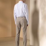 Anti-Bacterial Nylon Blend Twill Tailored Fit Suit Pants