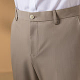 Anti-Bacterial Nylon Blend Twill Tailored Fit Suit Pants