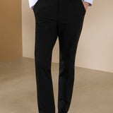 Anti-Bacterial Nylon Blend Twill Tailored Fit Suit Pants