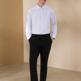 Anti-Bacterial Nylon Blend Twill Tailored Fit Suit Pants