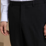 Anti-Bacterial Nylon Blend Twill Tailored Fit Suit Pants
