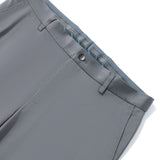 Wool Blend Twill Slim Fit Suit Pants