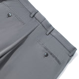 Wool Blend Twill Slim Fit Suit Pants