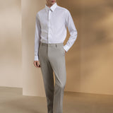 Linen Blend Texture Smart Fit Suit Pants