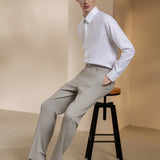 Linen Blend Texture Smart Fit Suit Pants