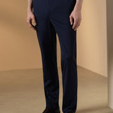 Cool Touch Multi-Way Stretch Knit Print Slim Fit Suit Pants