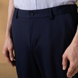 Cool Touch Multi-Way Stretch Knit Print Slim Fit Suit Pants