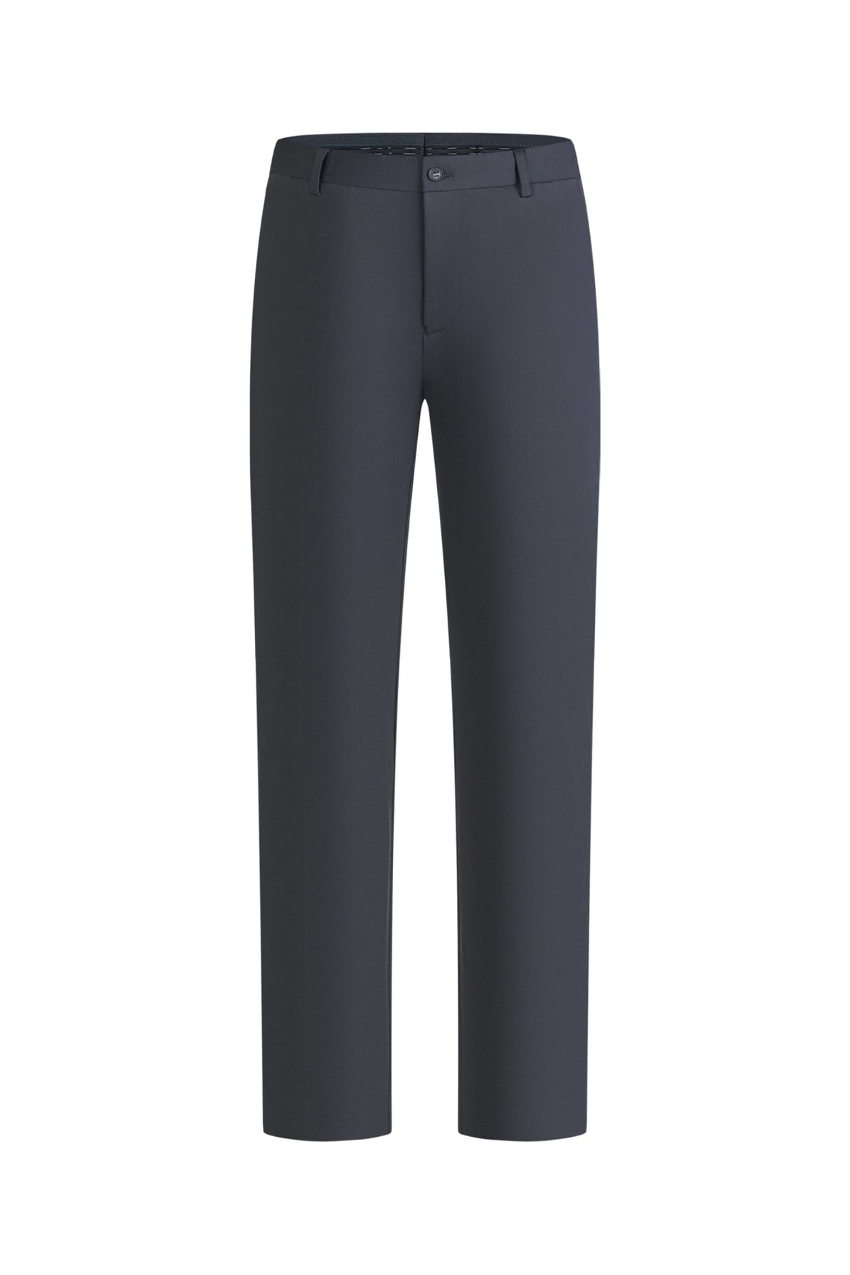 Cool Touch Multi-Way Stretch Knit Print Smart Fit Suit Pants with Hidden Elastic Waistband