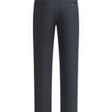Cool Touch Multi-Way Stretch Knit Print Smart Fit Suit Pants with Hidden Elastic Waistband