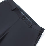 Cool Touch Multi-Way Stretch Knit Print Smart Fit Suit Pants with Hidden Elastic Waistband