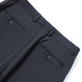 Cool Touch Multi-Way Stretch Knit Print Smart Fit Suit Pants with Hidden Elastic Waistband