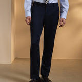 Quick Dry Wicking Twill Smart Fit Suit Pants with Hidden Elastic Waistband