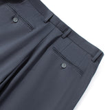 Quick Dry Wicking Twill Smart Fit Suit Pants with Hidden Elastic Waistband