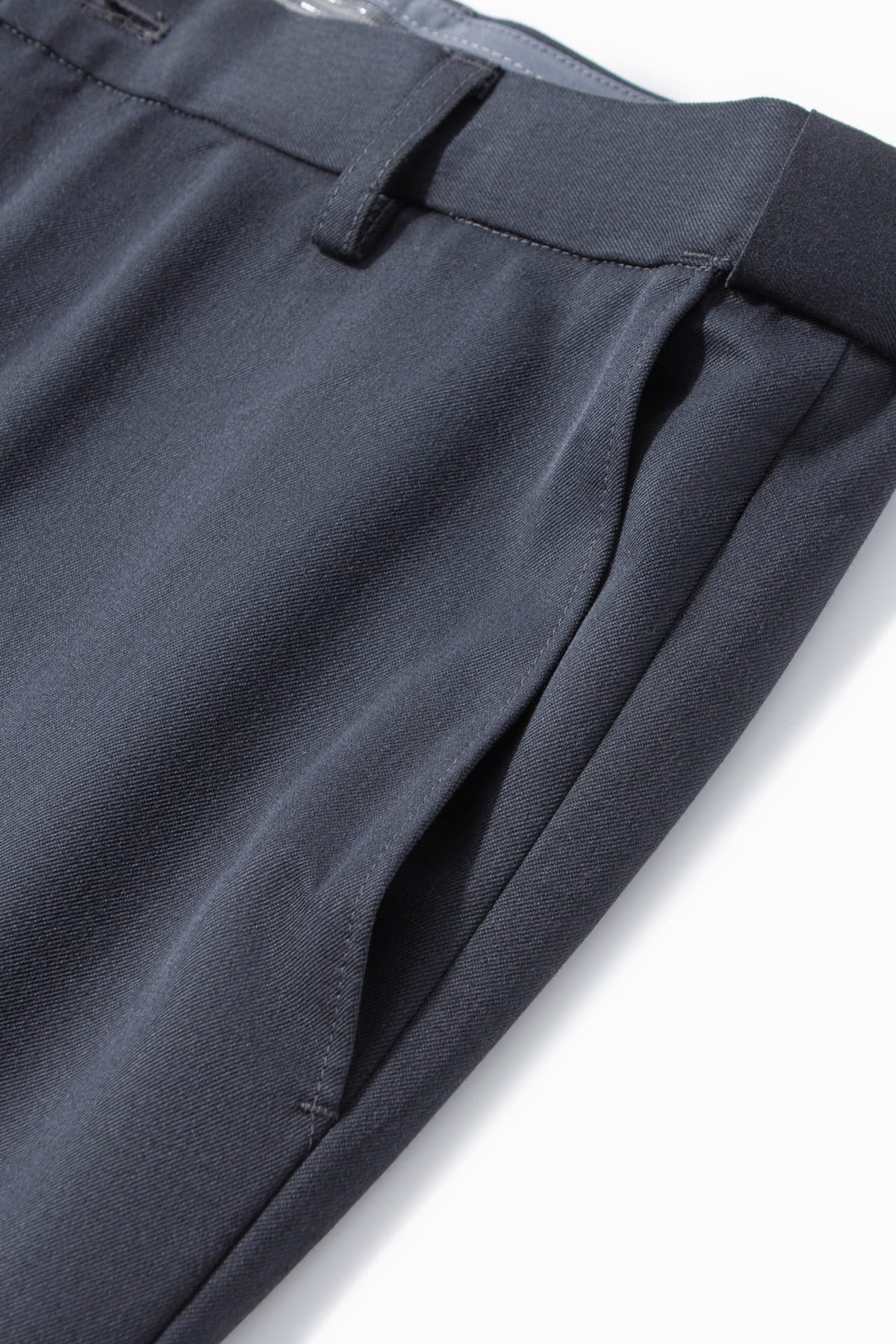 Quick Dry Wicking Twill Smart Fit Suit Pants with Hidden Elastic Waistband