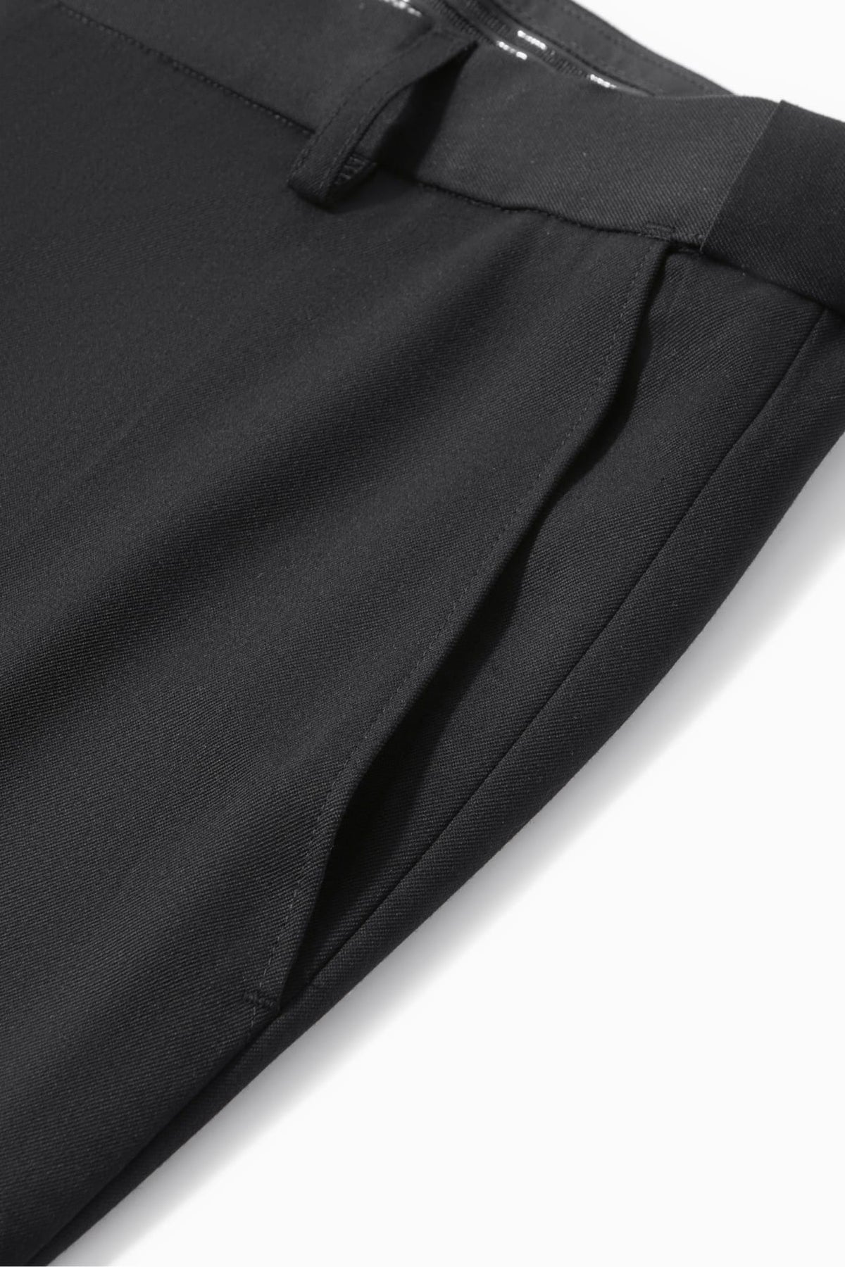 Quick Dry Wicking Twill Smart Fit Suit Pants with Hidden Elastic Waistband