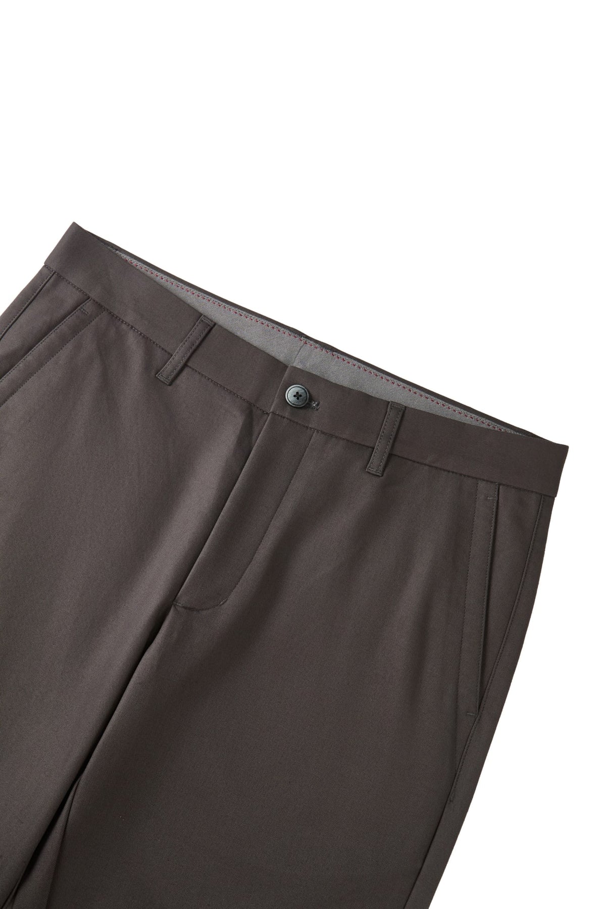 Cotton Nylon Stretch Dobby Regular Fit Casual Pants