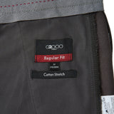 Cotton Nylon Stretch Dobby Regular Fit Casual Pants