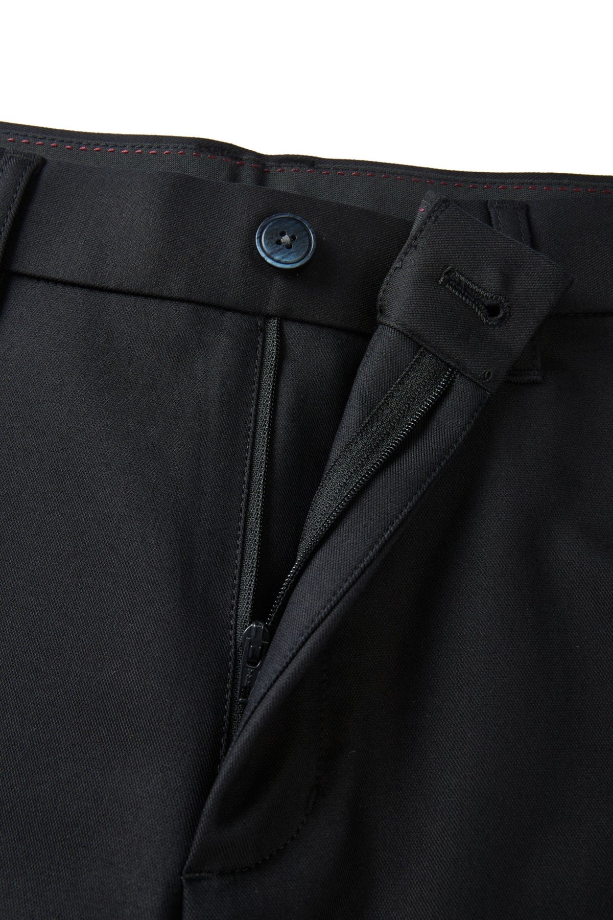 Cotton Nylon Stretch Dobby Regular Fit Casual Pants