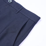 Cotton Modal Stretch Twill Slim Tapered Fit Casual Pants
