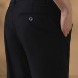 Cotton Modal Stretch Twill Slim Tapered Fit Casual Pants