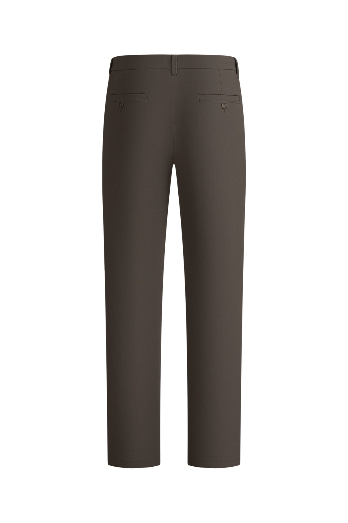Multi-Way Stretch Poly Knit Ottoman Slim Tapered Fit Casual Pants